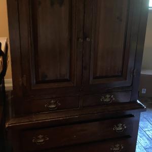 Photo of solid wood chest