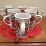 Set of 6 Christmas Mugs  (NEW)