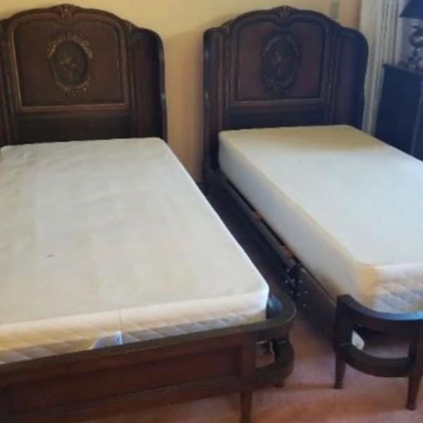 Photo of Victorian Twin Beds and Dresser