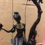 Bronze Sculpture "The Swing" by Louis Icart Signed