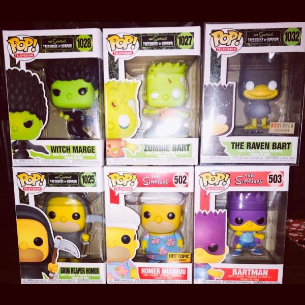 Photo of The Simpsons Funko Pops Lot of Five Pops
