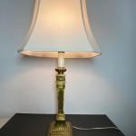 Lot 385: Vintage Gold Lamp