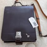 New Leather Messenger Bag, Made in Czech