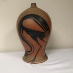 Fred Johnston Flamingo Vase (BO-KM)