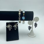 Pearls & Glass Earrings & Bracelets (SJJ - SS))