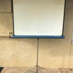 Lot 246: Vintage Radiant Leader Collapsible 30”X40” Movie Screen