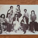 Lot 84: Vintage Santana Black and White Cardboard Poster