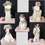Lot 92: Collection of Ashton-Drake Galleries Bride Dolls - Grace, Katherine, Joa