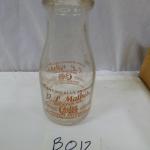 Item B012 Milk Bottle