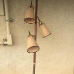 Lot 248: Vintage Mid-Century Modern Tension Pole Lamp MCM