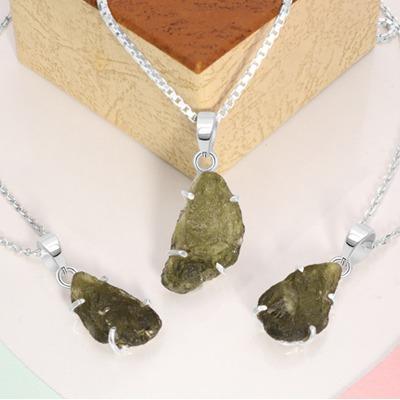 Photo of Moldavite Stone With Sterling silver Jewelry At Wholesale Price 