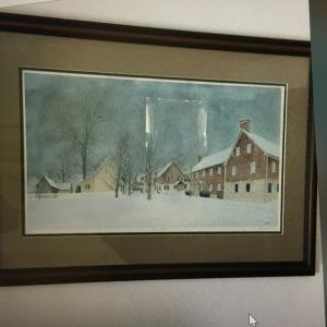 Photo of Salem Solitude by John Furches, Old Salem North Carolina, Framed Art Print