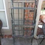Metal collapsible bookcase