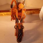Handcrafted wooden Haley Davidson Model