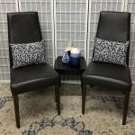 Pair of Espresso Chairs