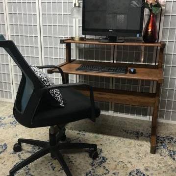 Photo of Oak Desk and Chair