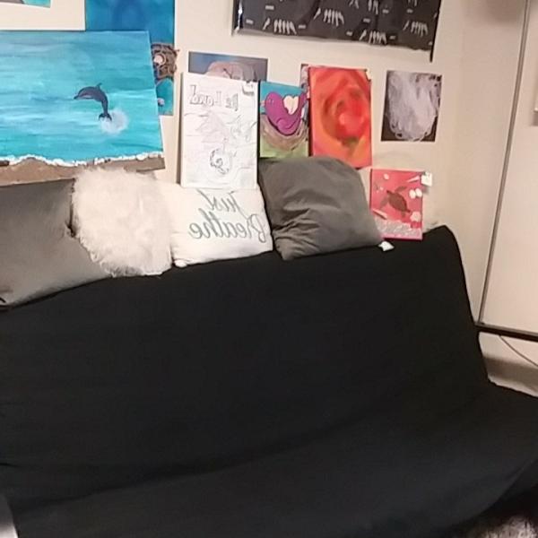 Photo of Black futon