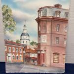 E - 431 Original Watercolor “Maryland Inn” by Jean Ranney Smith