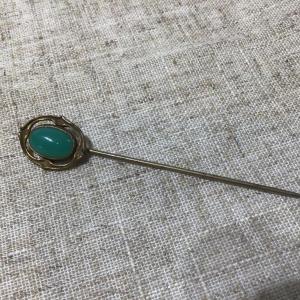 Photo of Vintage Pin Green Stone