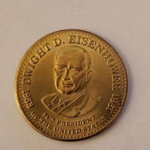 Photo of Dwight's Eisenhower World War 2 Hero President Token Coin Free Shipping Bid or B