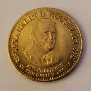 Photo of Franklin D. Roosevelt World War 2 President Token Coin Free Shipping Bid or Buy 