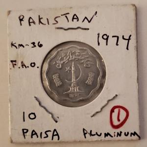 Photo of Old 1974 Pakistan Foreign Coin Free Shipping Bid or Buy Now