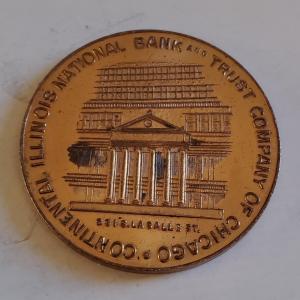 Photo of Vintage 1949 Chicago Railroad Fair Bank Token Coin Continental Illinois National