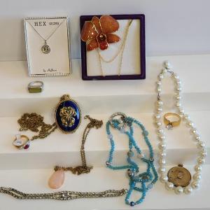 Photo of Lot J10: Vintage Jewelry: Max Factor, HEX, and More