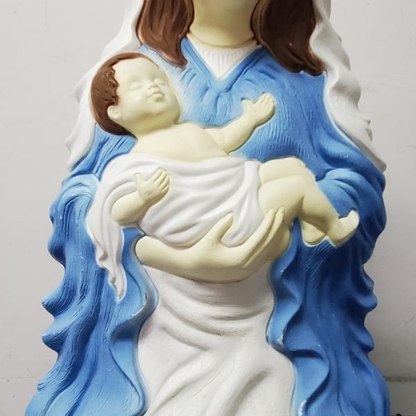 Photo of Mary, Joseph and Baby Jesus Blow Molds