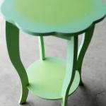 Green end table 