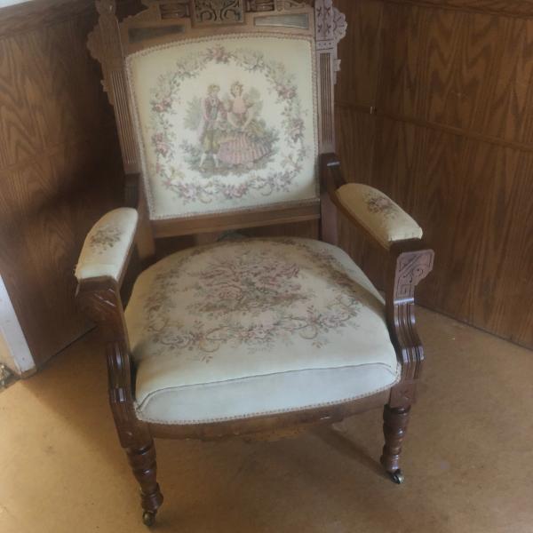 Photo of Victorian Eastlake Parlor Chair circa.1840-1920