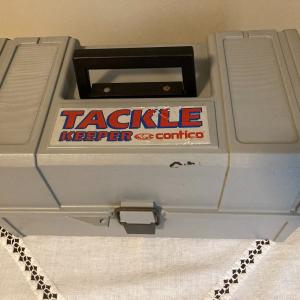Photo of contico TACKLE KEEPER tackle box 3 fold out trays, contents included