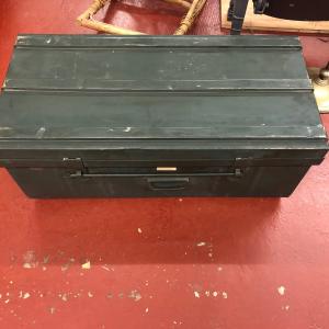 Photo of Antique Metal Trunk Box
