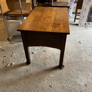 Photo of Antique Quarter sawn oak desk