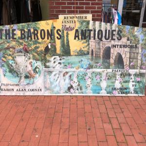 Photo of Antique Shop Sign From Islip Hand Painted