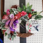 Handmade Wreaths for Mothers day  and handmade jewelry sale