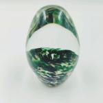 GLASS EGG PAPERWEIGHT