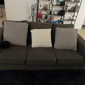 Photo of 3 seater couch. Gray