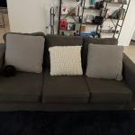 3 seater couch. Gray