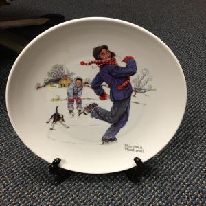 Photo of Vintage Norman Rockwell plate