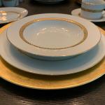Formal China and flatware 