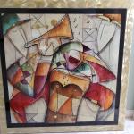 Eric Waugh Original Art - Jam Session 3D pop-art canvas