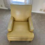 Mid century yellow chair