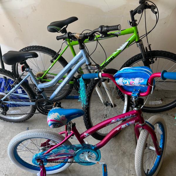 Photo of 3 bikes