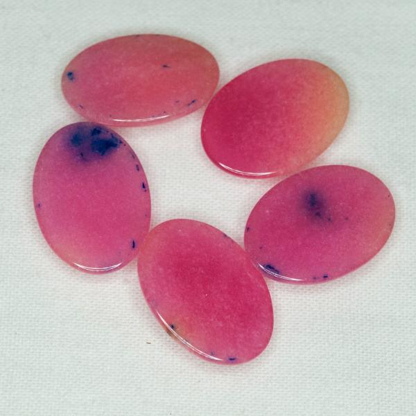 Photo of Pink Jade Cabochon Gemstones