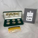 -140- Brett Favre | 24kt Gold Plated US Statehood Quarters