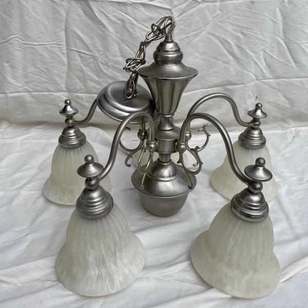 Photo of Pewter Chandelier