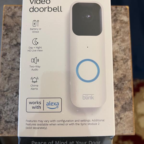 Photo of Blink Video Doorbell WHITE
