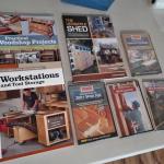 LOT 449 COLLECTION OF WOODWORKER'S BOOKS AND DVD'S