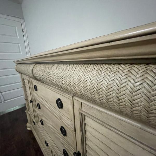 Photo of Amoire - Dresser with bedside matching cabinet -storage